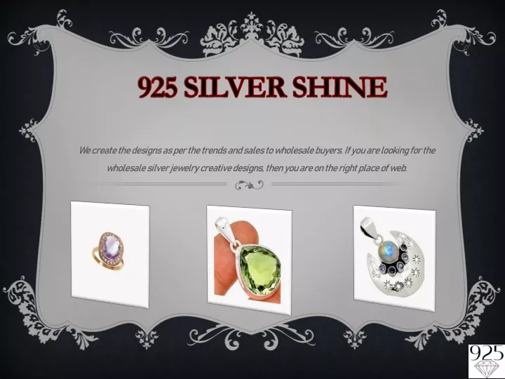 925 silver shine