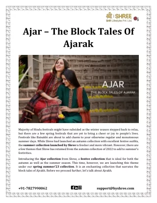 ajar the block tales of ajarak