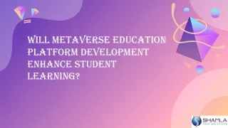 Metaverse Education Development