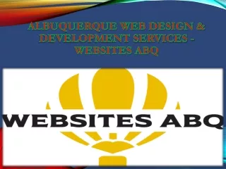 albuquerque web design development services websites abq