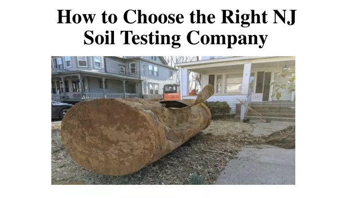 how to choose the right nj soil testing company