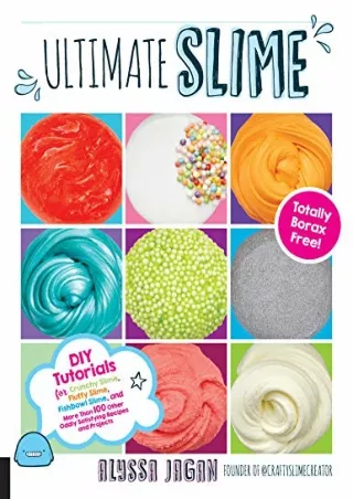 Ebook❤️(download)⚡️ Ultimate Slime: DIY Tutorials for Crunchy Slime, Fluffy Slim