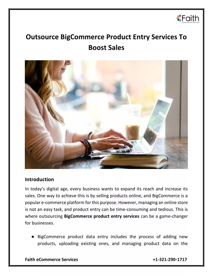 outsource bigcommerce product entry services