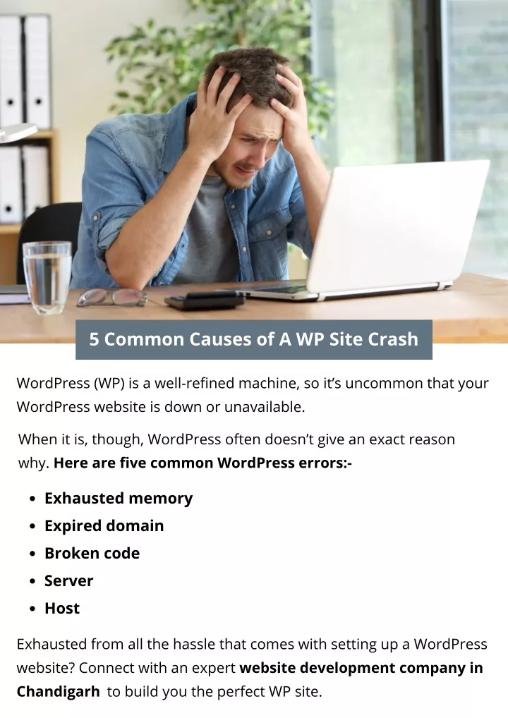 5 common causes of a wp site crash