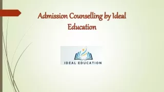 Importance of Admission Consultants