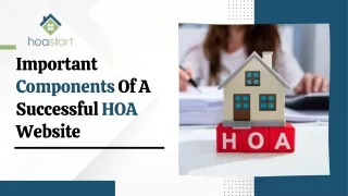 Important Components Of A Successful HOA Website