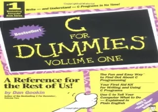 [READ PDF] C for Dummies, Volume 1 android