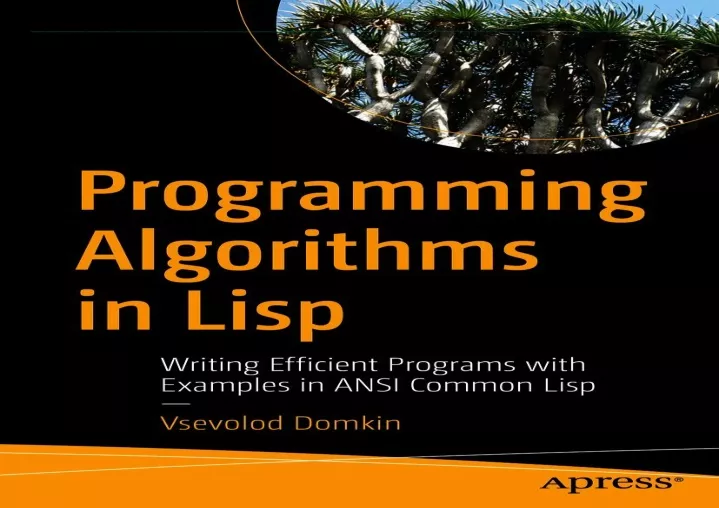 pdf book programming algorithms in lisp writing