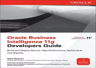 PDF Oracle Business Intelligence 11g Developers Guide full