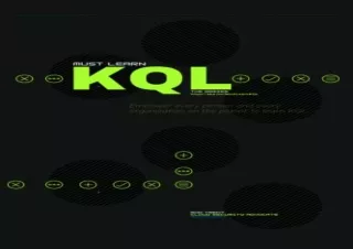 download Must Learn KQL: Essential Learning for the Cloud-focused Data Scientist