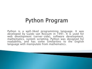 Python program Python Program For O level Practical