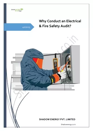 Why Conduct an Electrical & Fire Safety Audit