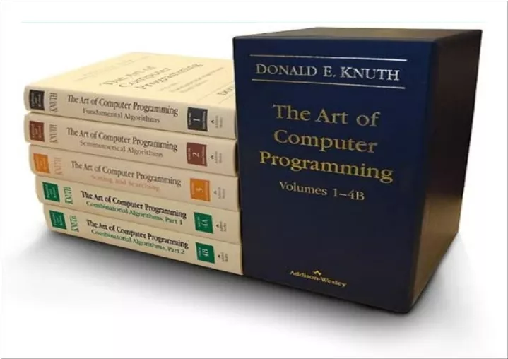 download art of computer programming the volumes
