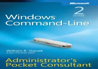 PDF Windows Command-Line Administrator's Pocket Consultant, 2nd Edition free