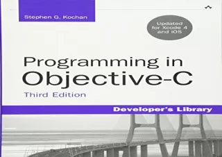 PDF Programming in Objective-C, Third Edition (Developer's Library) free