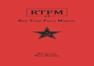 PDF RTFM: Red Team Field Manual v2 free