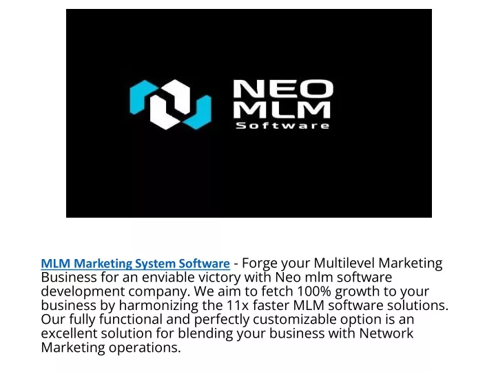 mlm marketing system software forge your