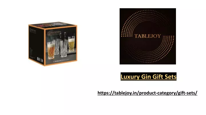 luxury gin gift sets