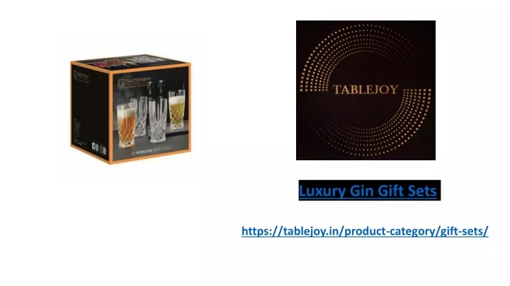 luxury gin gift sets