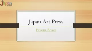 Favour Boxes | Japanartpress.com