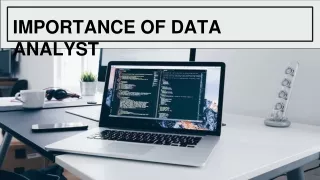 Importance of data analyst