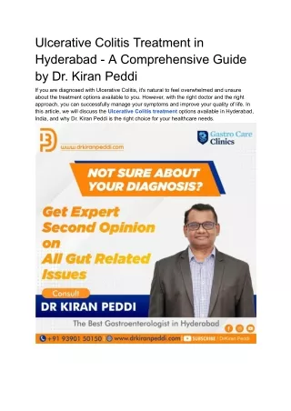 ulcerative colitis treatment in hyderabad