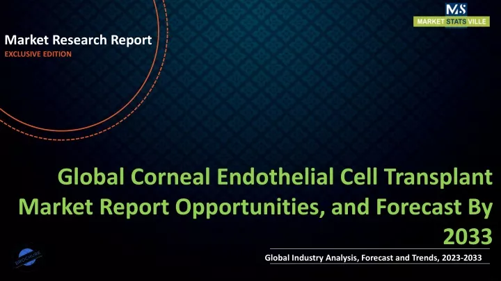 market research report exclusive edition