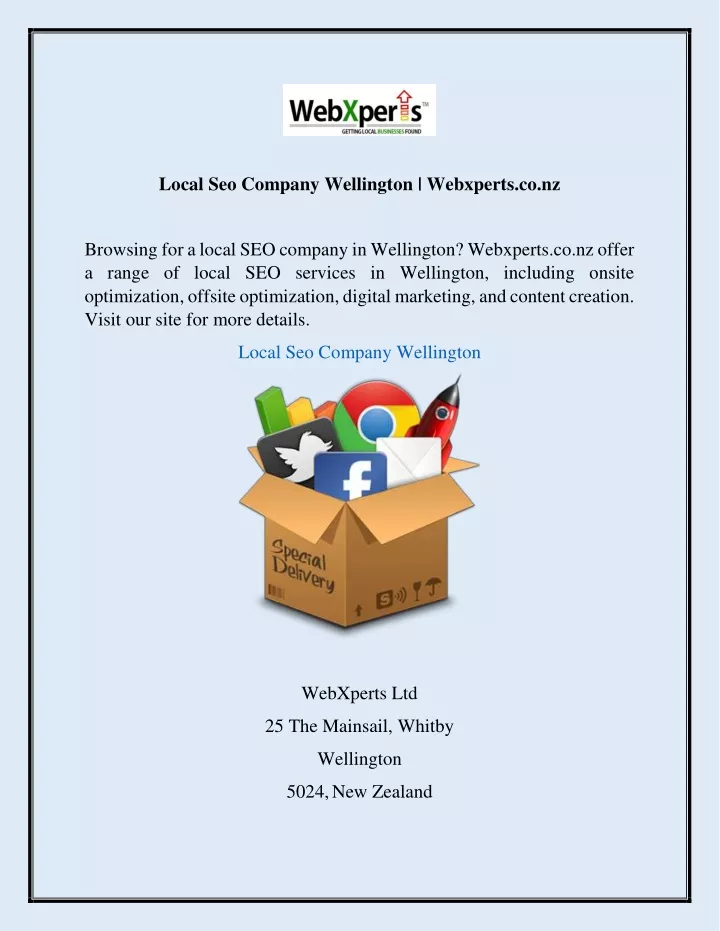 local seo company wellington webxperts co nz