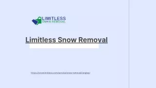 limitless snow removal