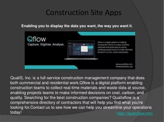 Construction Site Apps