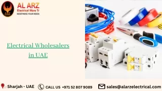 Electrical Wholesalers in UAE | Alarzelectrical Suppliers in UAE