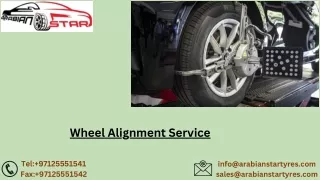 Wheel Alignment Service | Arabian Star Tyres Dubai