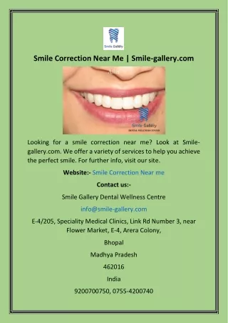 smile correction near me smile gallery com