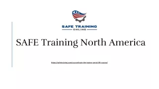 safe training north america