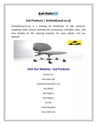 esd products antistaticesd co uk