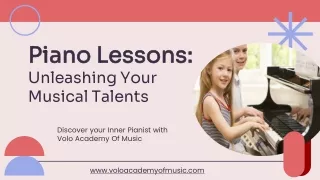 Discover Your Inner Pianist with Volo Academy Of Music