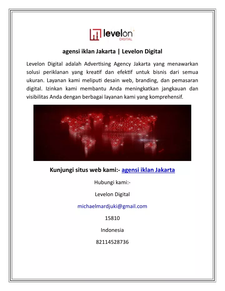 agensi iklan jakarta levelon digital