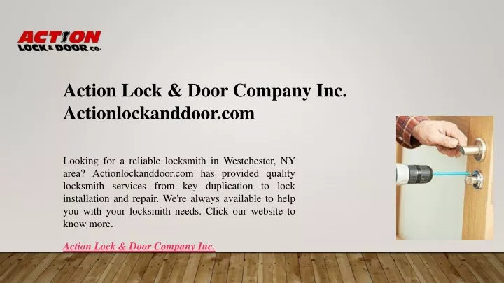 action lock door company inc actionlockanddoor com