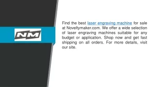 Laser Engraving Machine  Noveltymaker.com