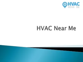 Choose HVAC Near Me for AC System Maintenance, Installation & Repair Services