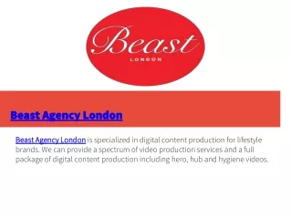 Beast Agency London