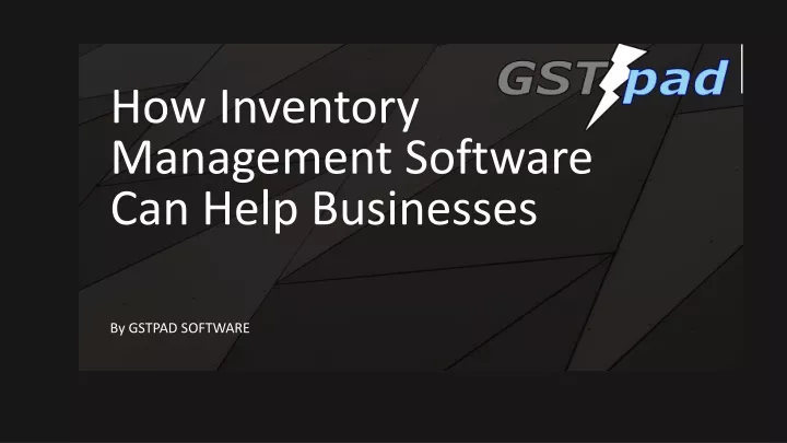 how inventory management software can help