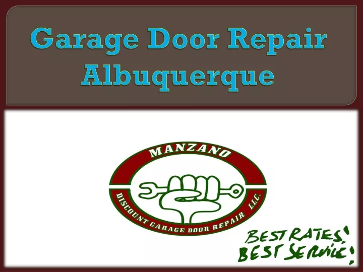 garage door repair albuquerque