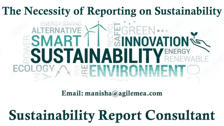 the necessity of reporting on sustainability