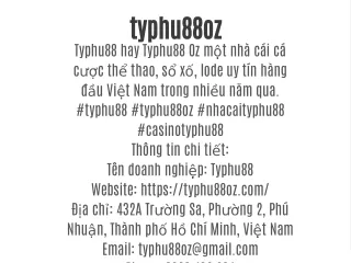 typhu88oz