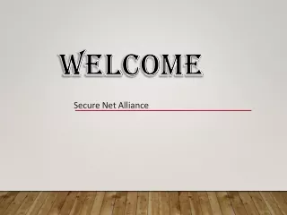 welcome