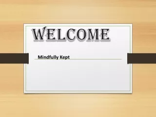 welcome