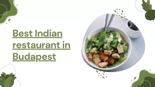 Best Indian restaurant in Budapest