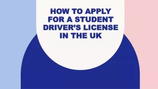 How to Apply for a Student Driver’s License