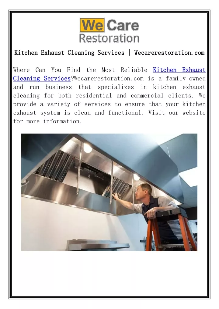 kitchen kitchen exhaust
